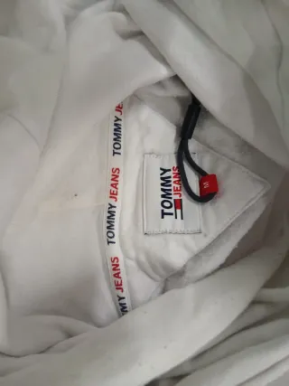 Sudadera Tommy Jeans Blanca Talla M