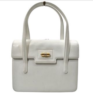 Borsa Gucci Turnlock Vintage Pelle Bianca Oro
