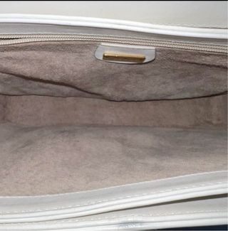 Borsa Gucci Turnlock Vintage Pelle Bianca Oro