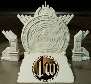 Diorama Portal + Pilares Wargames