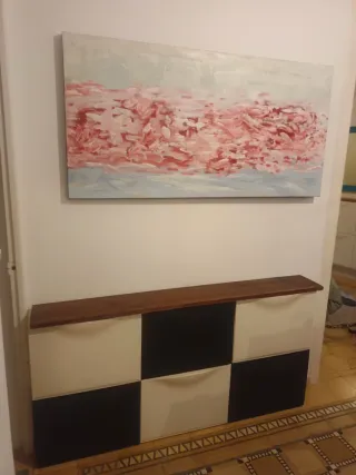 Balda madera pino zapatero Trons Ikea