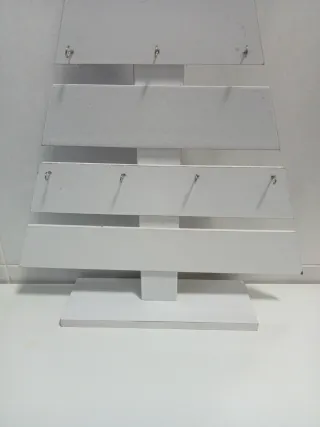 Árbol de Navidad Decorativo Madera Blanco