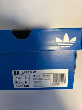 Zapatillas Adidas Japan W Talla 39 1/3
