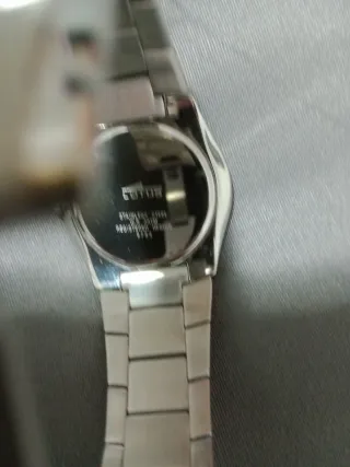 Reloj Lotus Acero Hombre Negro/Plata