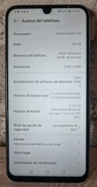 Smartphone Huawei Honor 10 Lite