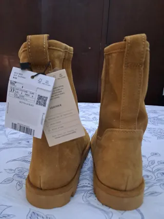 Botas Mango pelo T37 SIN ESTRENAR