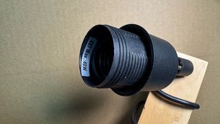 Lámpara Pared de Madera y Metal modelo Rústica