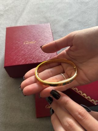Pulsera Cartier Love Oro 18k Certificado