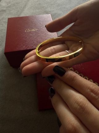Pulsera Cartier Love Oro 18k Certificado