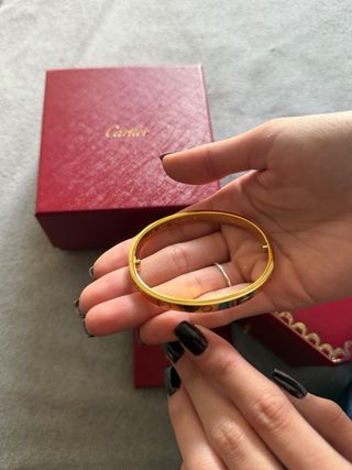 Pulsera Cartier Love Oro 18k Certificado