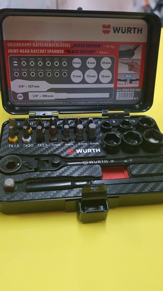 Mini Caja Herramientas WURTH Black Edition