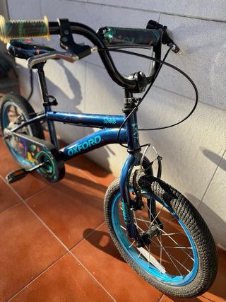 Bicicleta Infantil Oxford 16 Azul - Niños 4-7 años