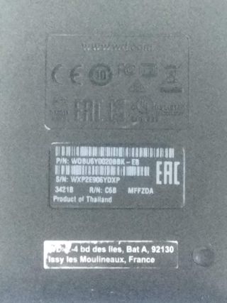 Disco duro externo WD Elements 2TB USB 3.0