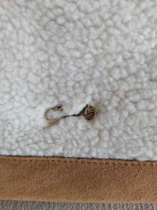 Bolso de ante y borreguito CATS