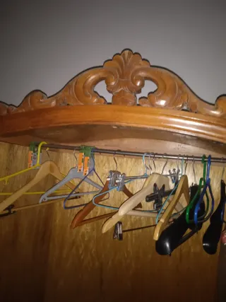 Armario Ropero Madera Antiguo