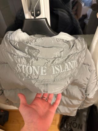 Stone Island Nylon Metal Down Grigio