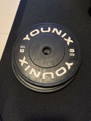 Discos de pesa bumper 5kg