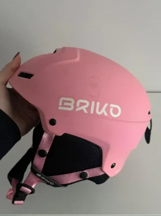 Casco Esquí Briko Mammoth Rosa Talla M/L