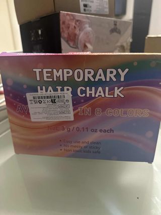 8 Gessetti Colorati Temporanei per Capelli