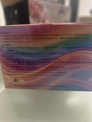 8 Gessetti Colorati Temporanei per Capelli