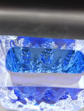 Jarrón de cristal Kurt Wokan