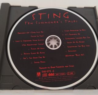 Sting - Ten Summoner's Tales CD