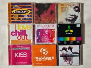 Lote 28 CDs Hip Hop, Electrónica, Dance