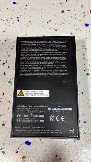 iPod Classic 80GB negro