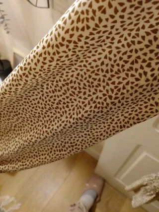 Vestido estampado leopardo manga larga