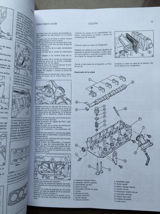 FORD FIESTA MK2 XR2 MANUAL DE TALLER GHIA 1.1 1.4