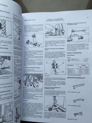 FORD FIESTA MK2 XR2 MANUAL DE TALLER GHIA 1.1 1.4