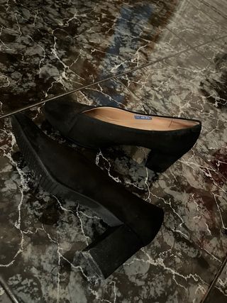 Tacones D'chicas Talla 39 Negros