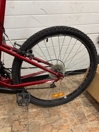 Bicicleta Rockrider 26 Roja.