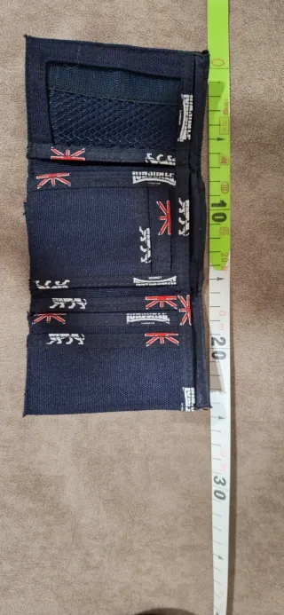 Portafogli Lonsdale blu con bandiera