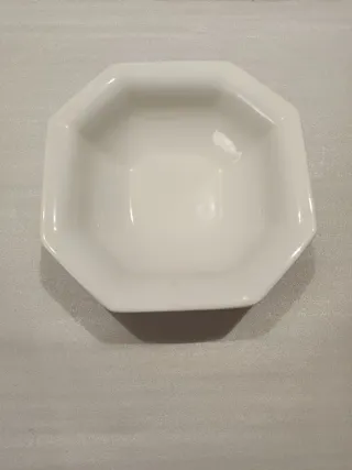 Vajilla Cartuja de Sevilla porcelana blanca