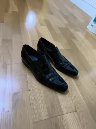 Zapatos boda Oggi - Talla 42 - Para novio - Negros