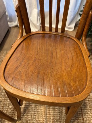 Sillas vintage de madera (2 unidades)