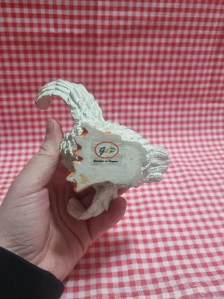 Figura Pato Blanco Antiguo