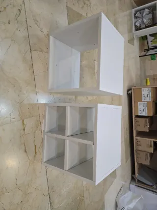 Estantería modular blanca 32cm x 36cm x 36cm