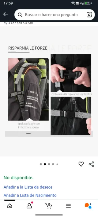 HOMCOM Mochila Portabebés Plegable