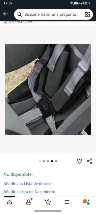 HOMCOM Mochila Portabebés Plegable