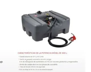 Depósito Diésel 370L + AdBlue 30L