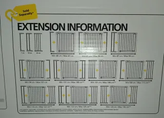 Extensión Barrera Seguridad Safety 1st de 7cm