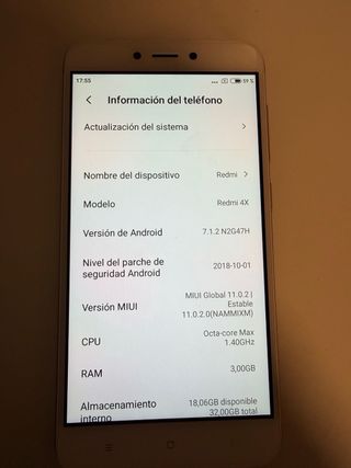 Xiaomi Redmi 4x Blanco Dual Sim