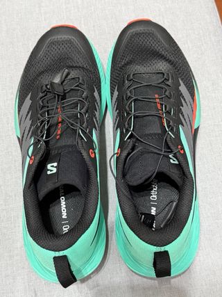 Salomon Zapatillas Trail Running Negras/Verdes