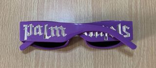 Palm Angels occhiali viola unisex