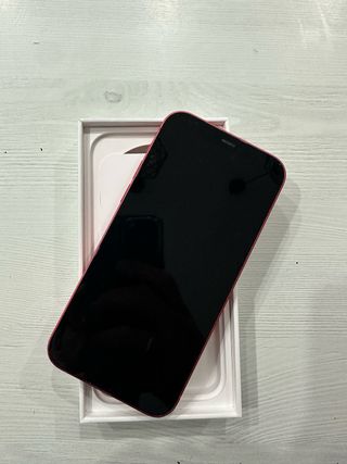 iPhone 12 Rojo con caja