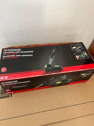Soldador Parkside PLBS 30 B2 con accesorios