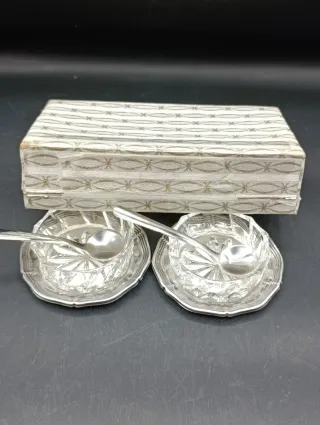 Set salero y pimentero cristal Bayard