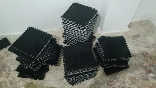 Suelo Goma EVA Negro Puzzle 110 piezas